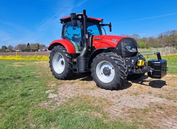 Onlangs hebben we hier in de buurt een hele mooie Case Maxxum 125 mogen leveren!