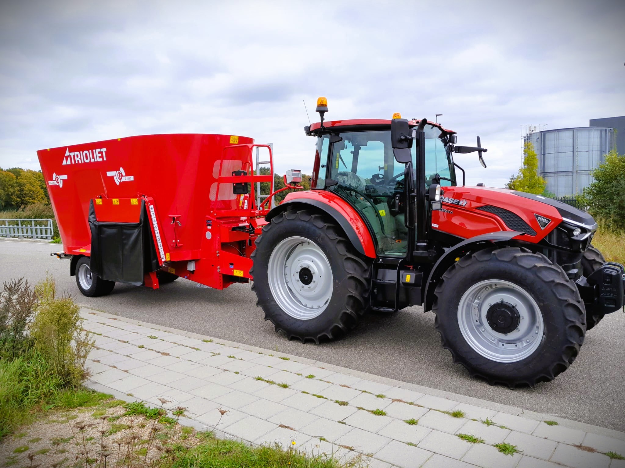 Case IH trioliet pater de klomp