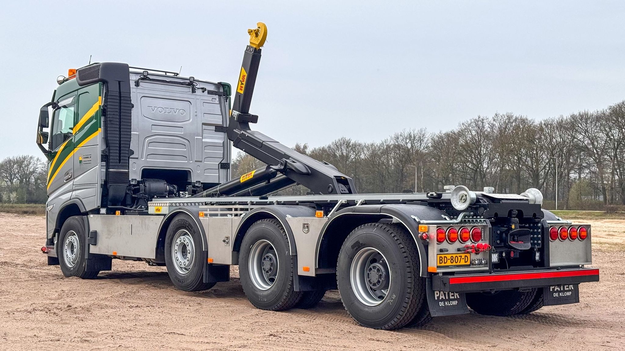 haakarm containersysteem schimmel