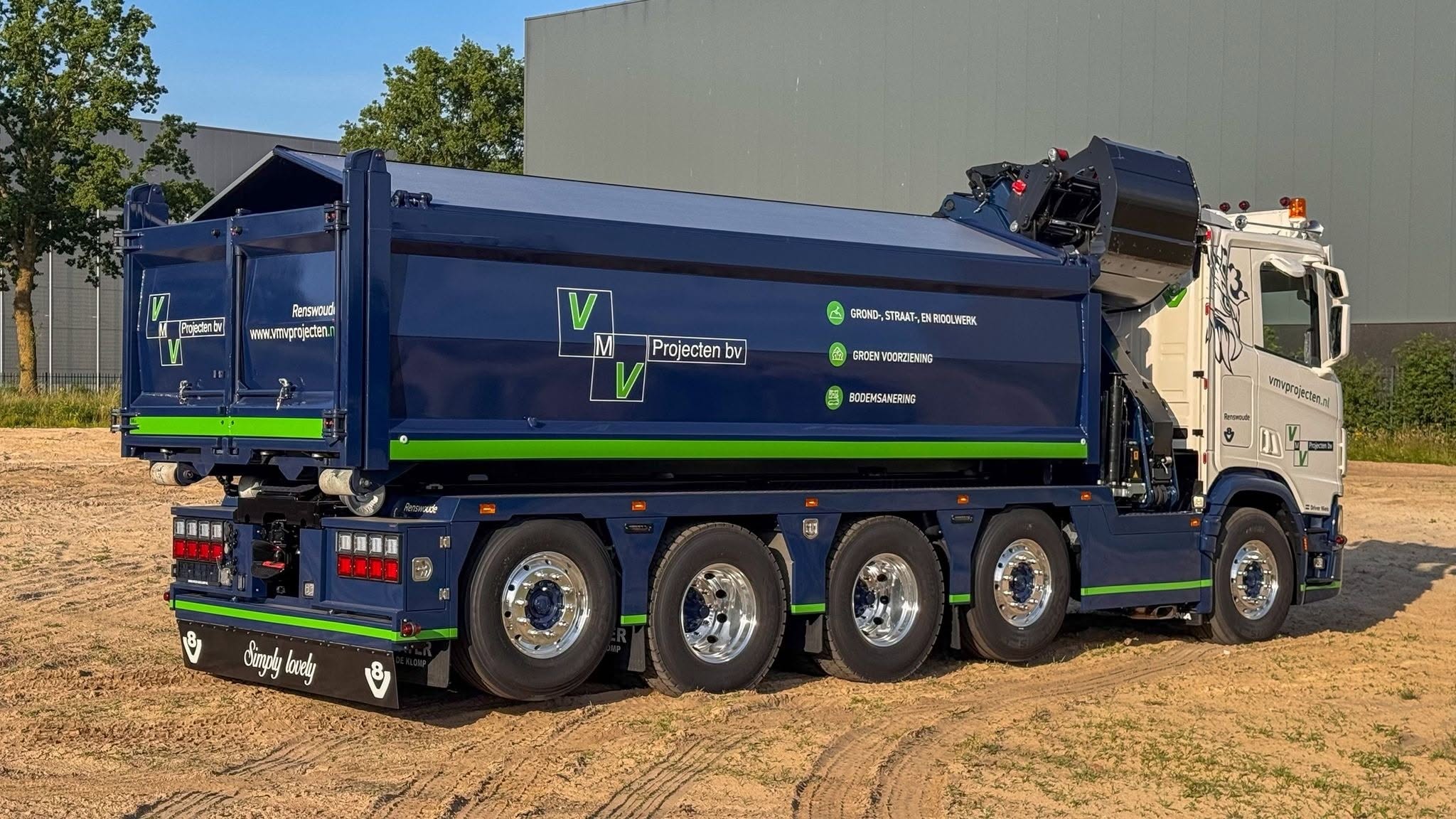 laadkraan en haakarmsysteem VMV